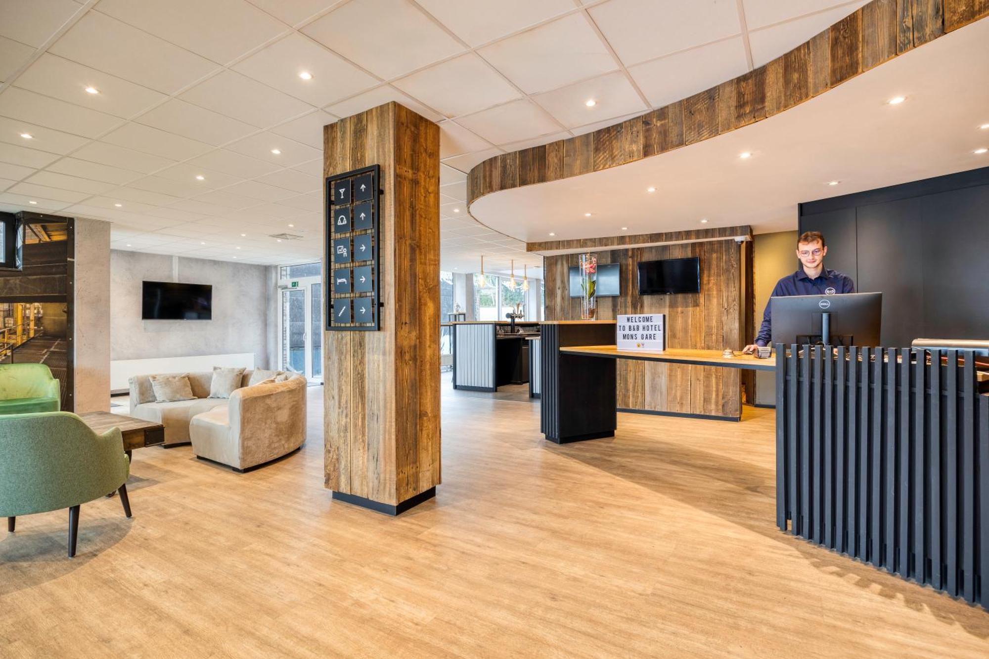 B&B Hotel Mons Gare Exterior foto